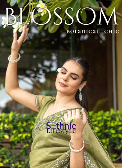 SETHNIC BLOSSOM 38001 TO 38003 DESIGNER SAREE WHOLESALER IN INDIA